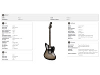 Fender Limited Edition Player Fusion Jag Bari SLV Fender Limited Edition Player Fusion Jag Bari SLV